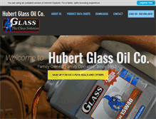 Tablet Screenshot of glassoil.com